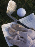 Buy Golf Ball, Club, Golf Glove, and Score Card at AllPosters.com