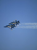 USN Blue Angels Flying in Formation