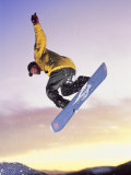 Buy Man on Snowboard in Mid-Air at AllPosters.com