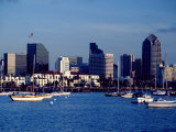Skyline and Boats, San Diego, CA