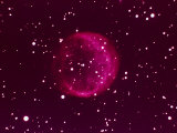 Ball of Red Gas in Space