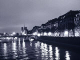 View of Ile St. Louis, Seine River, France