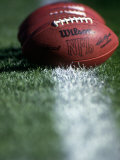 Footballs on Yard Line