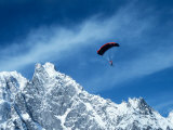 Para-Skier, Mt. Blanc, Italy, France