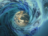 Buy Earth Caught Up in Wave of International Currency at AllPosters.com