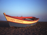 Buy Colorful Rowboat at Sunset, Spain at AllPosters.com