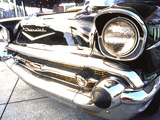 Detail of Classic Car, 57 Chevy Photographic Print