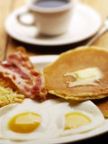 Buy American Breakfast of Pancakes, Eggs, and Bacon at AllPosters.com