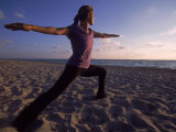 Woman Doing Yoga, Miami, FL