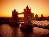 Tower Bridge Over Thames River, London