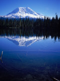 Ollalie Lake and Mt. Adams in the Fall, Washington