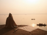 Pilgrim Praying, Varanasi, India