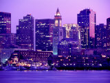 Buy Nighttime Downtown Boston, MA at AllPosters.com