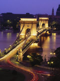 Chain Bridge at Night, Hungary