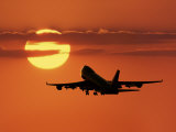 Commercial Airliner, Taking Off Photographic Print