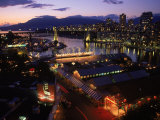 Granville Island, Dusk, Vancouver, BC, CAN