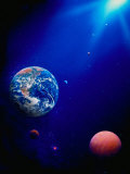 Buy Illustration of Earth and Space at AllPosters.com