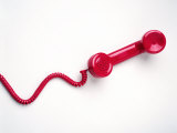 Red Telephone Handset