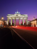Brandenburg Gate at Night, Berlin, Germany