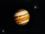 View of Jupiter and Moons from Voyager 1