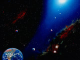 Buy Illustration of Earth, Planets and Sun at AllPosters.com