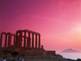 Buy Greece, Sounion, Temple of Poseidon at AllPosters.com