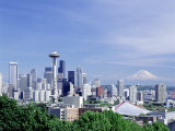 Seattle and Mt. Rainier from Queen Anne Hill, WA
