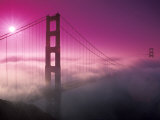 Golden Gate Bridge in Morning Fog