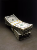 Bundles of Hundred Dollar Bills