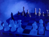 Blue Chess Set
