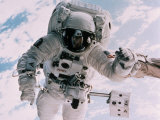 Astronaut Walking in Space