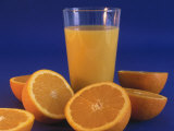 Buy Glass of Juice and Oranges at AllPosters.com