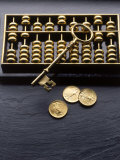 Abacus, Key and Coins