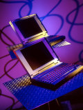 Laptop Computers on Pedestals