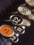 Close-up of Cash Register Keys Photographic Print
