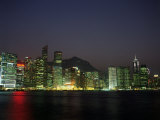 Harbor & Skyline at Night, Hong Kong