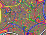 Buy Abstract Fractal Design with Multi-Coloured Patterns and Shapes at AllPosters.com