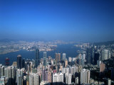 Elevated View of Hong Kong Skyline
