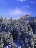 Buy Winter Snow in the Flatirons Boulder, CO at AllPosters.com