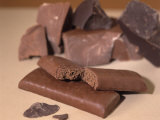 Buy Chocolate Nutrition Bar with Dark Chocolate Filling at AllPosters.com