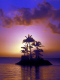 Buy Small Island at Sunrise, South Pacific, HI at AllPosters.com