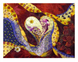 Heart Of Giving - Pressed Flower Art