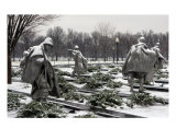 Buy Korean War Memorial Winter Snow at AllPosters.com