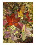 Lilies - Pressed Flower Art