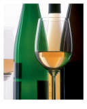 White Wine And Bottles