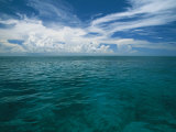 Buy Clouds in Blue Sky over Clear Calm Blue Waters at AllPosters.com