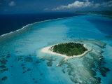 Aerial View of Saipan Island in Micronesia