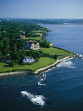 Aerial of the Breakers, a Mansion Built for Cornelius Vanderbilt by Richard Morris Hunt in 1895 Photographic Print
