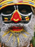 Close View of a Tribesmans Face