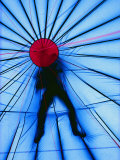 Buy The Figure of a Person is Silhouetted Atop a Hot-Air Balloon at AllPosters.com